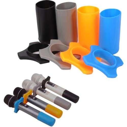 High Quality Anti-slip Ring Anti-rolling Circle Shockproof Rubber Protection Cover For Wireless Microphone