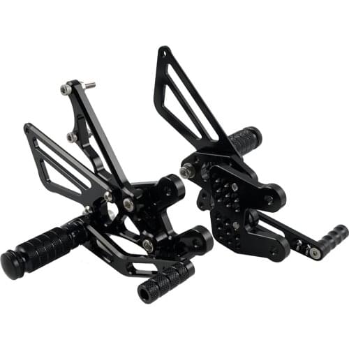 Adjustable Foot Pegs Rest Footrest Rearsets For Suzuki GSXR1000 GSXR GSX-R 1000 K7 K8 2007 2008 GSX R1000 GSX-R1000 Rear Rets