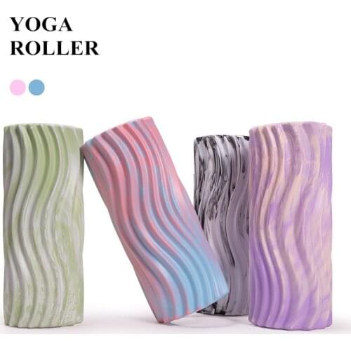 Yoga Foam Roller EVA Pilates Block High-Density Floating Roller Gym Fitness Body Massage Roller