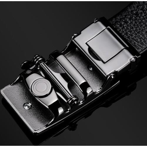 WILLIAMPOLO Mens luxury fashion high quality casual business automatic classic alloy buckle belt 101p