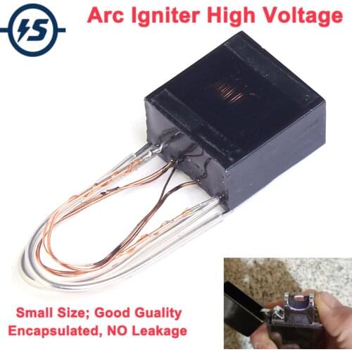 15KV Arc Ignition High Voltage Inverter Step Up Boost Coil Transformer Pulse Ignition 1.4x1.4x0.7cm Lighter Accessories