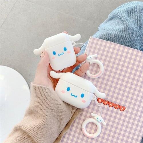 Cartoon Anime Dog Protective Cove For Airpods 1 2 Case Silicone Earphone Bluetooth Wireless Charging Box For airpods 3 pro case