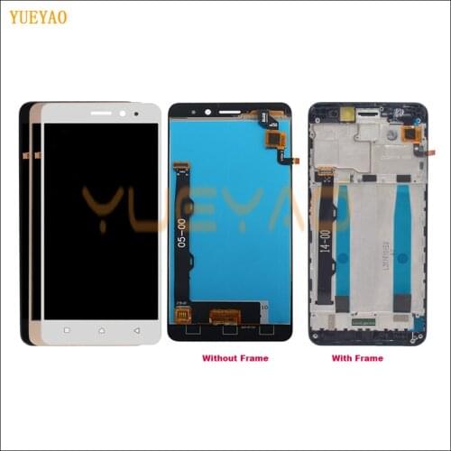 K6 Power LCD with frame LCD Display Sensor Touch Screen Digitizer Assembly For Lenovo K6 Power K33a42 k33a48 LCD Phone part