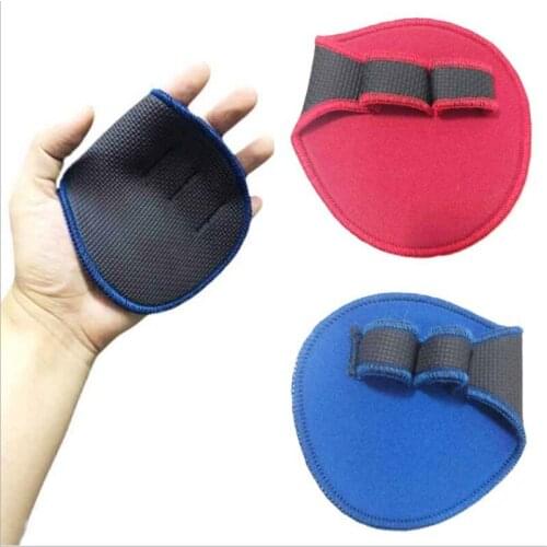 1 Pair Unisex Weight Lifting Training Gloves Women Men Fitness Sports Body Building Gymnastics Grips Gym Hand Palm Protector