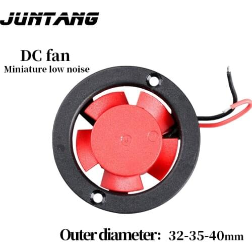 10pcs Hydraulic LED car headlight motorcycle lamp radiator 6V / 9V / 12V exhaust fan outer diameter 32mm / 35mm / 40mm 5 fans