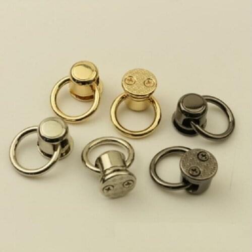10 pieces / lot) luggage handbag hardware accessories DIY shoulder strap chain ring buckle handbag repair hardware