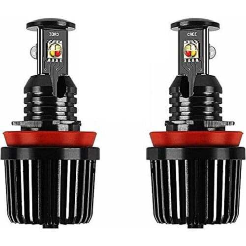 2pcs 70w RGB Angle Eyes Wifi LED Marker Halo Ring Light Bulb for BMW E39 E53 X5 E60 E61 E63 E64 E65 E66 E83 X3 E87