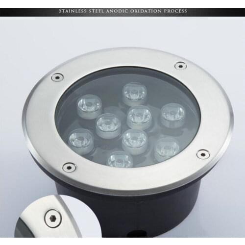 9W 12W LED underground light lamps outdoor buried recessed floor lamp Waterproof IP67 Landscape stair lighting 85-265V AC