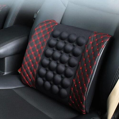 Car Massage Lumbar Support Cushion Electric Back Cushion Waist Headrest Support for Opel Astra VAUXHALL MOKKA Zafira Insignia Ve