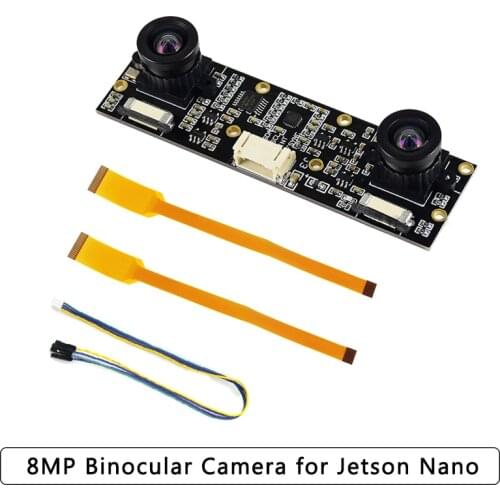 Nvidia Jetson Nano 8 Megapixels Binocular Camera Module Dual IMX219 3280×2464 Resolution Stereo Vision Depth Vision Camera
