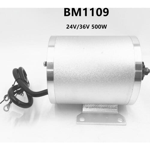 BM1109 500W 36V 48V Refitting Electric Motors Brushless High Speed DIY DC Motor For Ebike Mobility Rickshaw Vehicle Modification