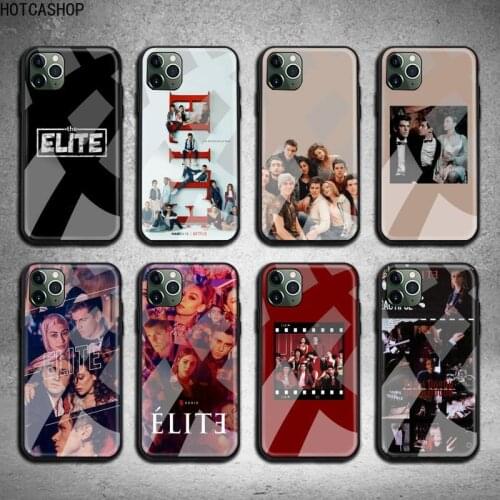 Spanish TV series Elite Phone Case Tempered Glass For iPhone 12 pro max mini 11 Pro XR XS MAX 8 X 7 6S 6 Plus SE 2020 case