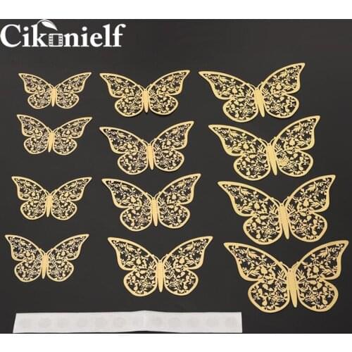 Наклейки бабочки на стену Cikonielf China At AliExpress