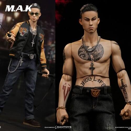 For Collection GK017 1/6 Scale Full Set Male Gangsters Kingdom Club 2 Van Ness Wu Jianhao Action Figure Model for Fans Gifts