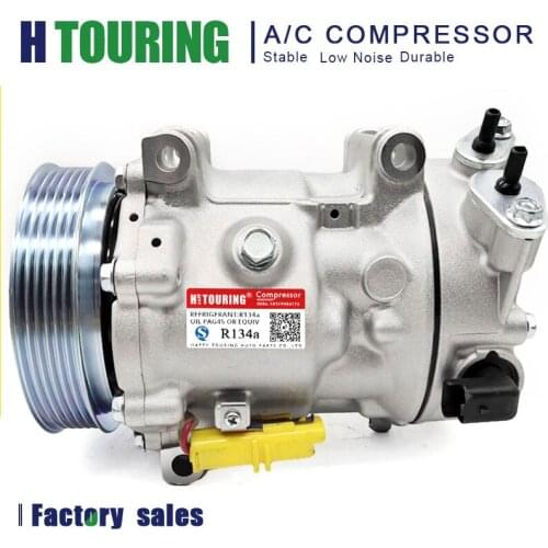 For AC Compressor Peugeot 307 2007 308 3008 508 5008 Citroen C4 C5 SD7C16 9800839580 9671216780 9659875880 9651911480 9656483580