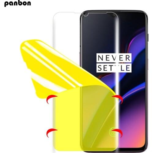 3D Hydrogel Film For Oneplus 6T Screen Protector soft Nano Full Coverage For One plus 6 T 1+6T 5D Protective FilmNot Glass