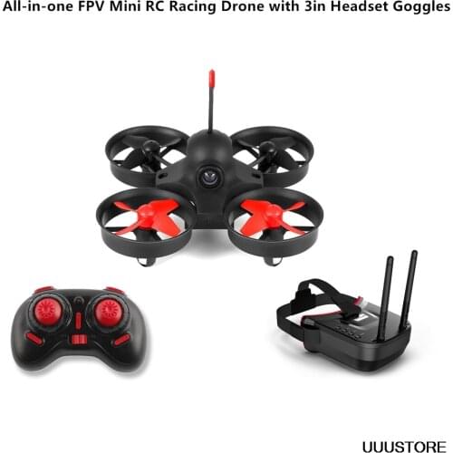 RTF Micro FPV RC Racing Quadcopter Toys with 5.8G S2 1000TVL 40CH Camera 3Inch VR009 FPV Goggles VR Headset Helicopter Drone