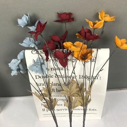 1pc Daffodil Artificial Silk Flower Plant Home Party Wedding Hall Decoration Flower Arrangement Fake Flowers