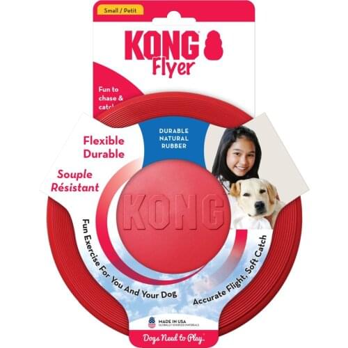 S-Size KONG Classic Flyer Dog Toy