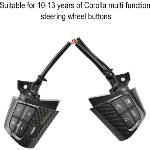 Steering Wheel Audio Control Button for TOYOTA COROLLA 2010-2013 Multifunction Bluetooth Phone Steering Wheel Switch