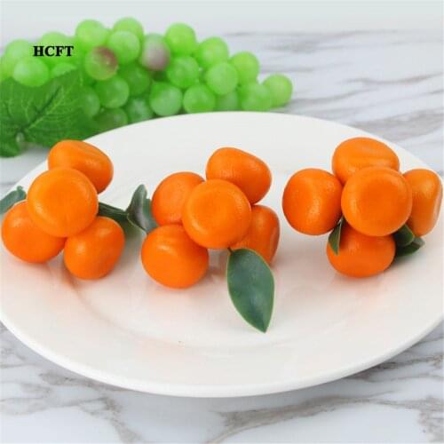 Kitchen Home hotel restaurant Shop Store decoration Artificial simulation tangerine clementine orange fake fruit props