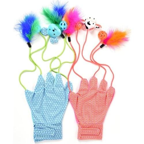 Cute Toy Gloves Interacting With Pets Multifunction Lovely Cat Toy Portable Fashion Cute Toy