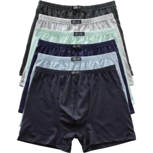 Plus Size Large Loose Male Cotton Underwear Boxers men High Waist Panties Breathable Fat Big Yards Mens Panties XL-10XL QS7502
