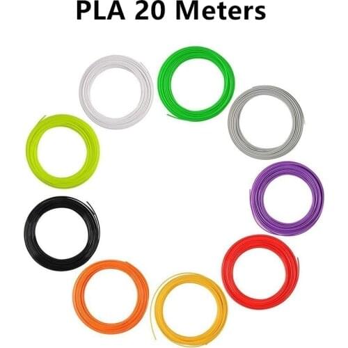 PLA 3D Pen Filament 1.75mm 20M/bag 100% No Bubble 3D Drawing Pen Filament For Children Explore Creation Gadget Random Color