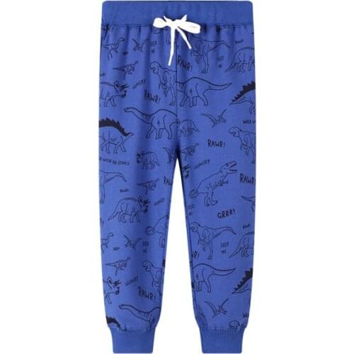 Jumping meters New Arrival Sweatpants for Boys Girls Animals Print Long Pant Baby Trousers Kids Dinosaurs Pants