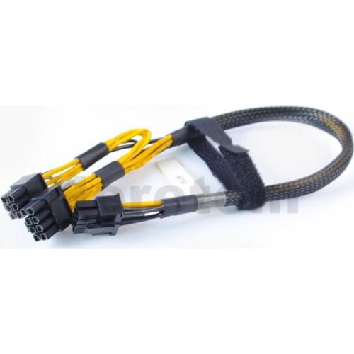 New 8pin to 6+8pin GPU Video Card Power Adapter Cable 35CM For Dell PowerEdge R730 R730XD