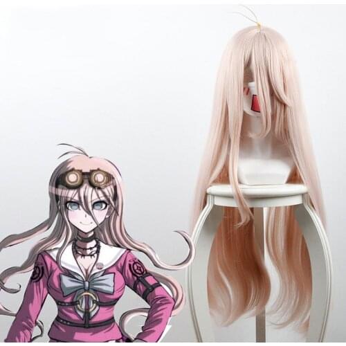 The New On The Broken Into The Beautiful Rabbit Pink Micro Curls Long Hair Cos Anime Cosplay Game Perform Female Kawaii Wig