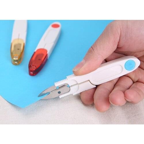 Cross-stitch Embroidery Tailor Craft Scissor Clipper Snip Thread Cutter Shear U Shape Clippers Stainless Steel Embroidery Craft