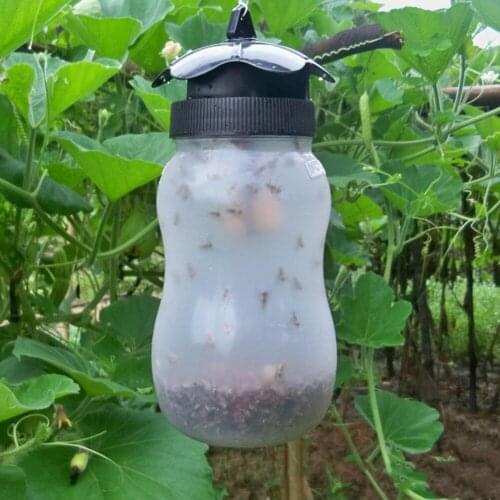 Portable Fruit Fly Catcher Trap Killer Insect Trap Drosophila trap Fly Catcher White Plastic Outdoor Flies Garden Insect
