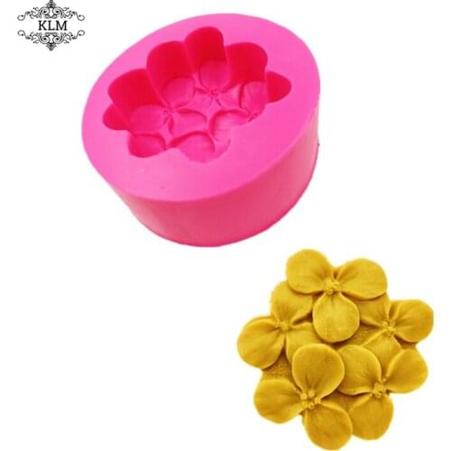 Flower silicone mold chinese cake mold DIY chocolate making flower mold cake decoration accessories kitchen baking tools KLM