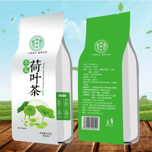 Herbal Teas Includes Rose Lotus Leaf and White Gourd 40 Pcs Chinese Bags Helps Blood Fat Reducing Total 160g