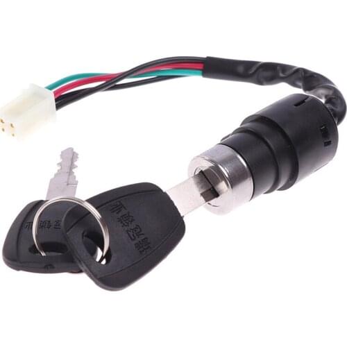 Universal High Performance Battery Chaker, Mini Lock With Two Keys For Electric Bike Scooter Accessories