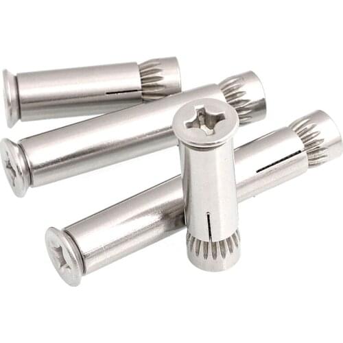 Stainless steel cross countersunk head internal expansion screw flat bolt burst M6 M8 M10 M12