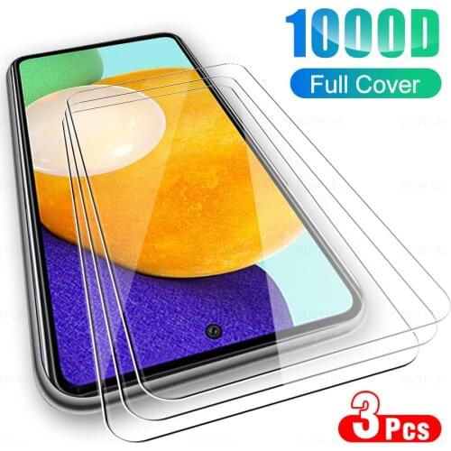 3PCS Protective Glass For Samsung Galaxy A52 A72 A32 A42 A22 5G Screen Protector For Samsung A52 A32 A72 4G Phone Tempered Glass
