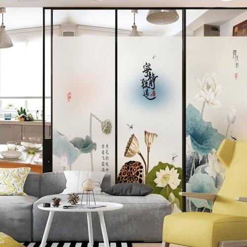 Bedroom window glass shading sticker light translucent opaque bathroom bathroom toilet static frosted film static electricity