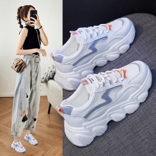 2021 Women Platform Chunky Sneakers 3cm high Casual Vulcanize Shoes luxury Designer fashion women shoes zapatos de mujer