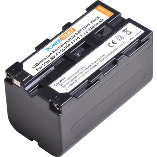 1pc 5200mAh NP-F750 NP-F770 NP F750 NP F770 Battery akku for Sony NP F970 F960 ccd-tr917 ccd-tr940 ccd-trv101 ccd-trv215