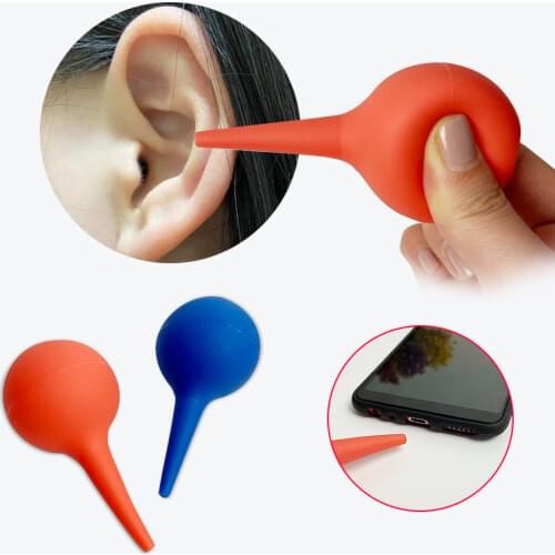 1PC Ear Wax Removal Irrigation Cleaning Kit Ear Syringe Bulb Air Blower Pump Dust Cleaner Earwax Remover Rubber For Adult Kid