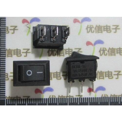 100pcs 8.5*13.5MM 250VAC/3A 3pin Rockey Switch Ship switch Cheap and Hight-quality