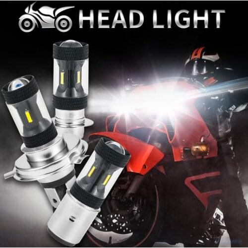 2PCS Accessior Auto lamp for 12V H4 HS1 1860 4smd white fog lighting H4 motorcycle bulb HS1 Headlight Bulb car led lighting