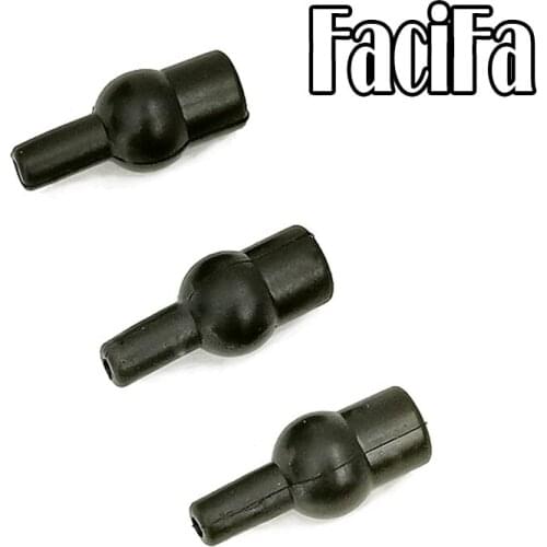 20 pcs Carp Fishing Micro Tulip Bead Soft Rubber Quick Change Bead for Helicopter Rig Tackle Accessories Carp Method Feeder Tool