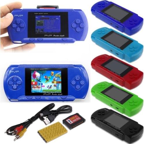 2021 PVP 3000 Handheld Game Player Built-in 89 Games Portable Video 2.8'' LCD Handheld Player For Family Mini Video Game Console