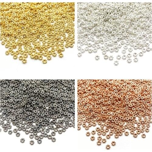 500/200Pcs/Lot 4/6mm Acrylic Plated CCB Square Seed Space Beads for Jewelry Making DIY Bracelet Necklaces