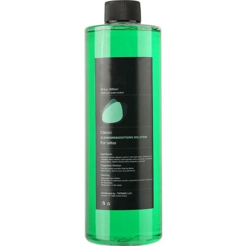 500ml Natural Quality Green Soap Tattoo Cleansing Wound Soothing Solution Skin Clean Tattoo Relieve Pain Liquid Tool Accessory