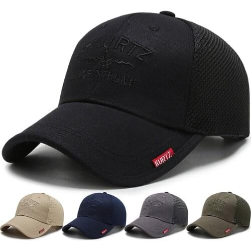 Spring Summer Breathable Mesh Baseball Cap Women Men Truck Sport Outdoor Mountaineering Fishing Hiking Running Hat Bone A140