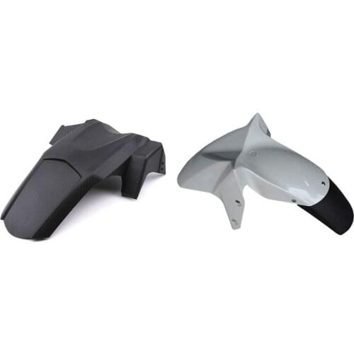 2Pcs Motorcycle Fender Mudguard Hugger Splash Guard for Yamaha Nmax 155 16-18 - Rear & Front